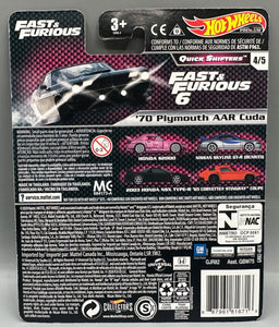 Hot Wheels Fast & Furious Quick Shifters '70 Plymouth AAR Cuda