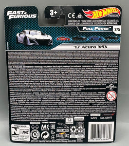 Hot Wheels Fast & Furious Full Force '17 Acura NSX