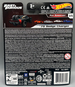 Hot Wheels Fast & Furious Fast Superstars '70 Dodge Charger