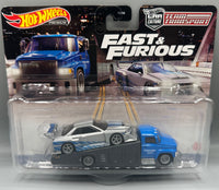 Hot Wheels Team Transport Fast & Furious LB ER34 Super Silhouette Nissan Skyline & Carry On
