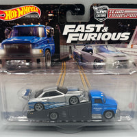 Hot Wheels Team Transport Fast & Furious LB ER34 Super Silhouette Nissan Skyline & Carry On