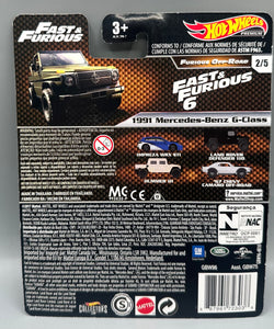 Hot Wheels Fast & Furious Off Road 1991 Mercedes Benz G-Class