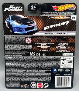 Hot Wheels Fast & Furious Off Road Subaru Impreza WRX STi