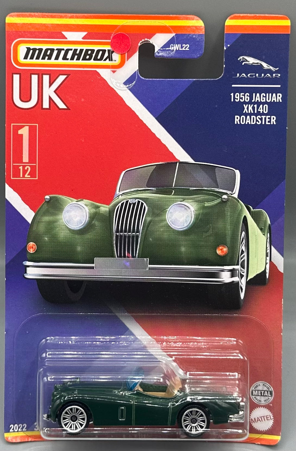 Matchbox 1956 Jaguar XK140 Roadster