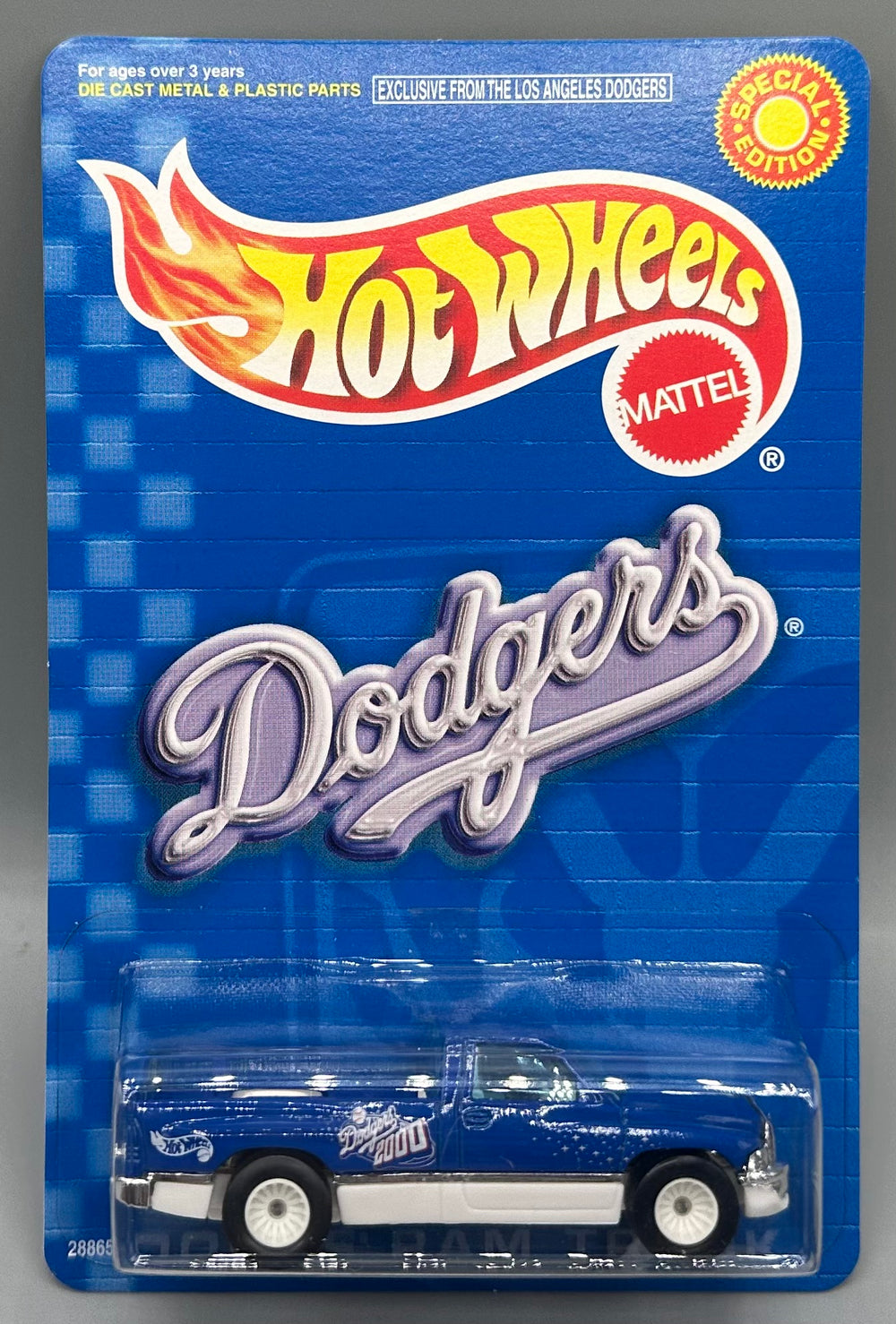 Hot Wheels LA Dodgers Dodge Ram Truck