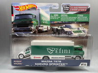 Hot Wheels Team Transport Mazda 787B & Sakura Sprinter
