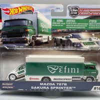 Hot Wheels Team Transport Mazda 787B & Sakura Sprinter