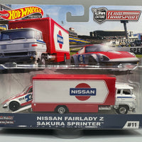 Hot Wheels Nissan Fairlady Z & Sakura Sprinter