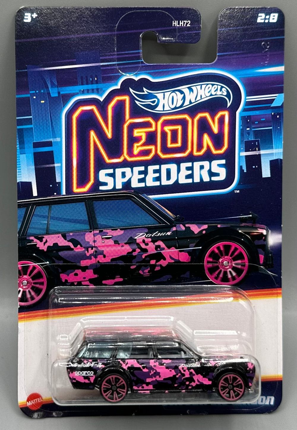 Hot Wheels Neon Speeders '71 Datsun 510 Wagon