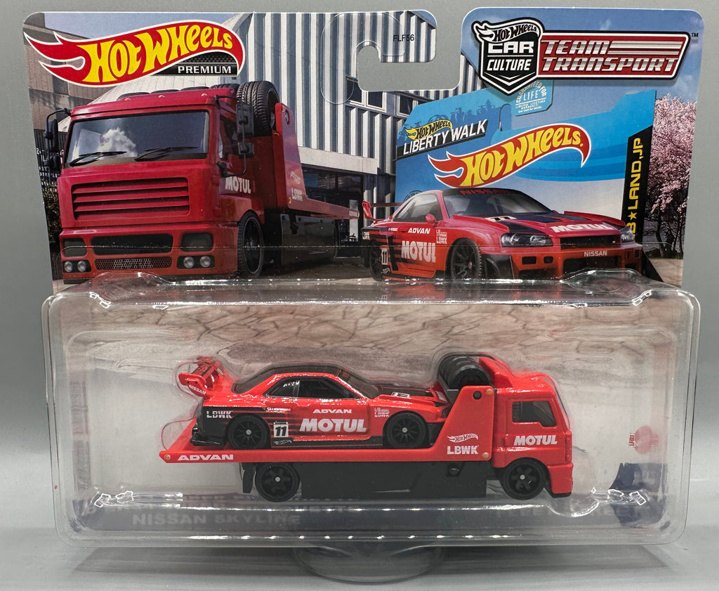 Hot Wheels Team Transport Liberty Walk LB-ER34 Super Silhouette