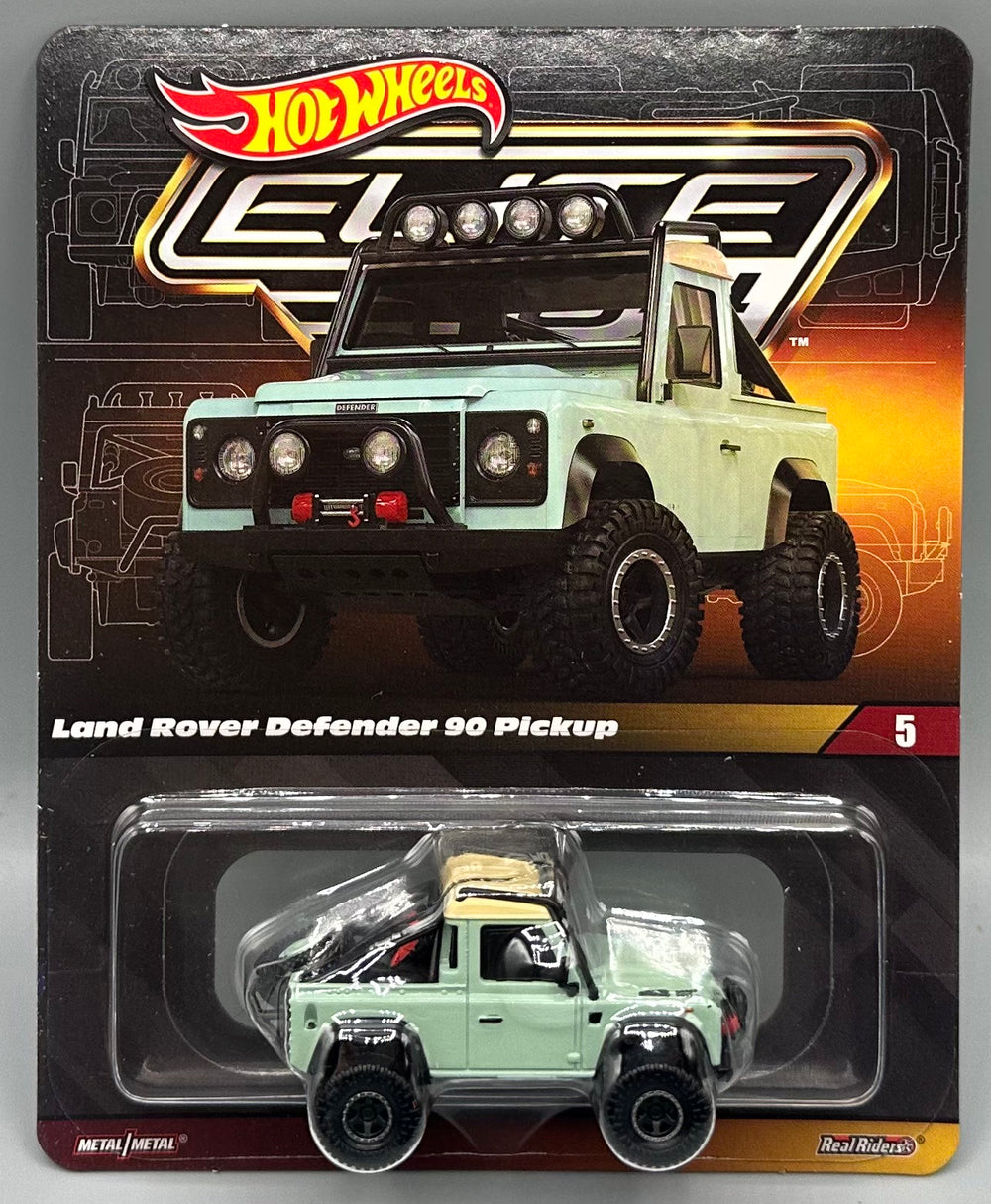 Hot Wheels Elite 64 Land Rover Defender 90 Pickup