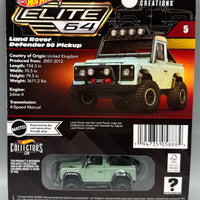 Hot Wheels Elite 64 Land Rover Defender 90 Pickup