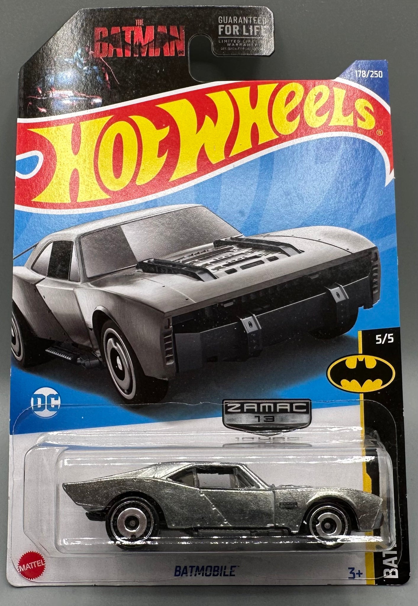 The Batman Batmobile 178/250 Batman 5/5 Hot Wheels