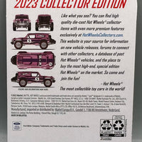 Hot Wheels 2023 Collector Edition Ford Bronco R