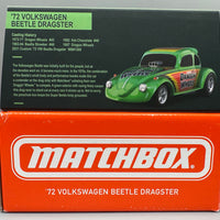 Matchbox Mattel Creations '72 VW Volkswagen Beetle Dragster