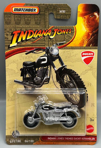 Matchbox Indiana Jones Themed Ducati Scrambler