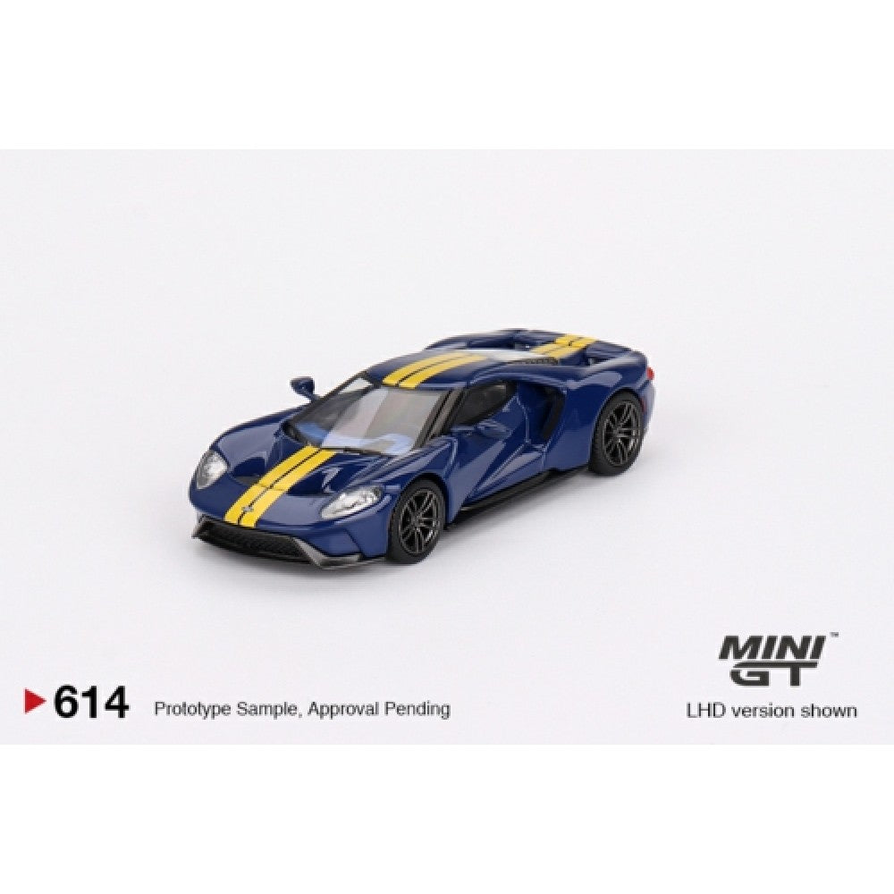 Mini GT 614 Ford GT Sunoco Blue