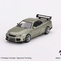 Mini GT 697 Nissan Skyline GT-R (R34) Tommy Kaira R-Z Millenium Jade