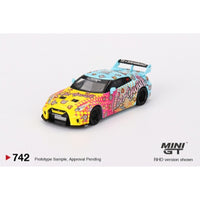 Mini GT 742 Liberty Walk Silhouette Works GT Nissan 35GT RR Ver.1 LBWK Kuma
