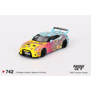 Mini GT 742 Liberty Walk Silhouette Works GT Nissan 35GT RR Ver.1 LBWK Kuma