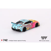 Mini GT 742 Liberty Walk Silhouette Works GT Nissan 35GT RR Ver.1 LBWK Kuma
