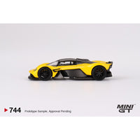 Mini GT 744 Aston Martin Valkyrie Sunburst Yellow