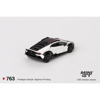 Mini GT 763 Lamborghini Huracan Sterrato Bianco Asopo
