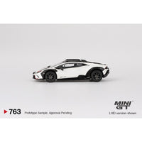 Mini GT 763 Lamborghini Huracan Sterrato Bianco Asopo
