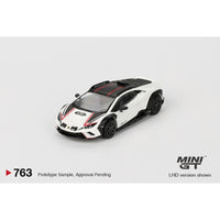 Mini GT 763 Lamborghini Huracan Sterrato Bianco Asopo
