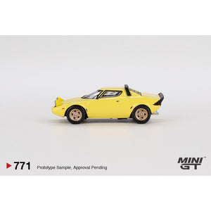 Mini GT 771 Lancia Stratos HF Stradale Giallo Fly