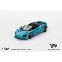 Mini GT 812 Mclaren 750S Spider Belize Blue