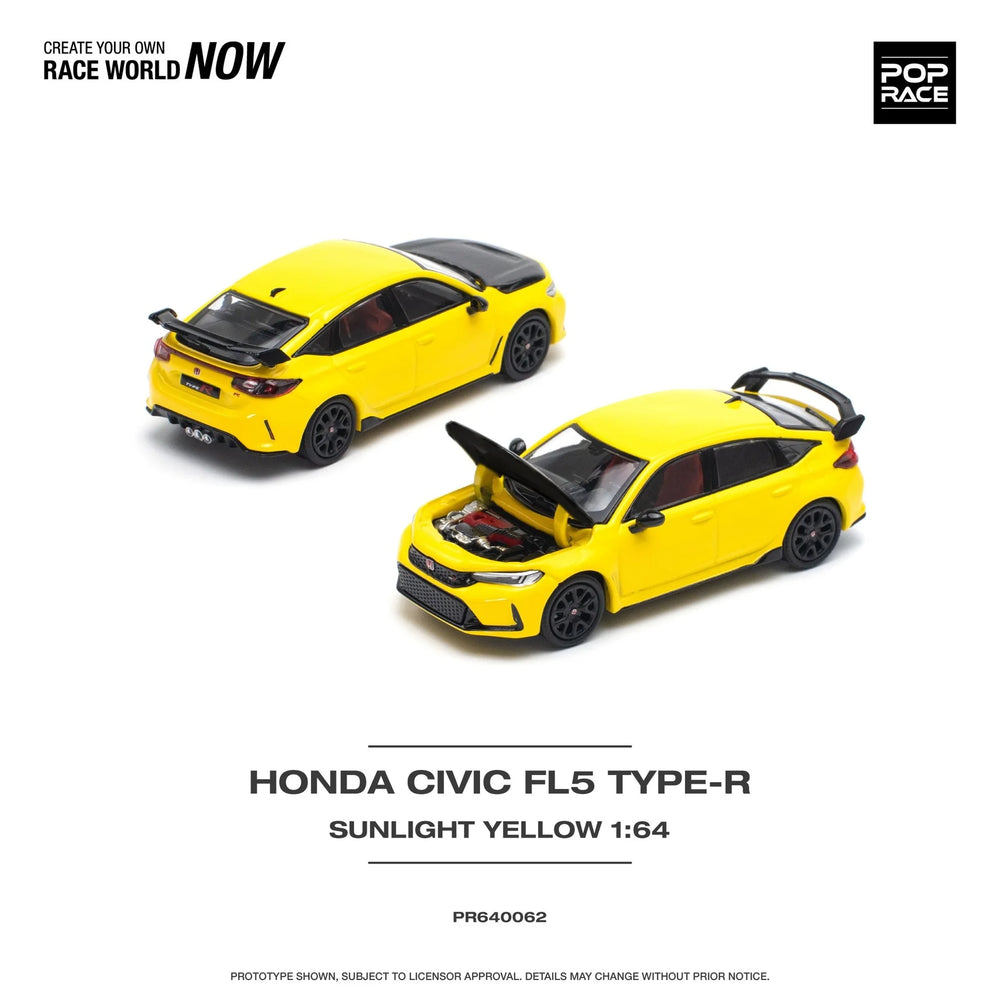 Pop Race Honda Civic FL5 Type-R Sunlight Yellow