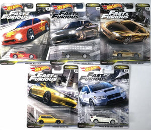 Hot Wheels Fast & Furious Fast Tuners 5 Car Set